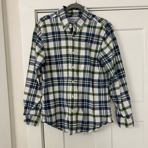 Saddlebred Blue and Green Checkered Men's Shirt